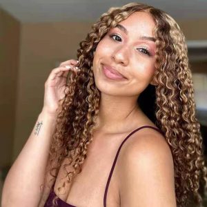 Human hair wigs 4/27 wig deep curly wigs