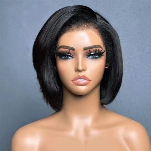 New Style 4*4 Closure Pixie Wig Short Cut 100% Human Hair