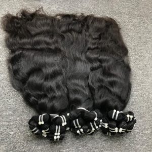 Top-Quality Natural Wave in Weft Wholesale Human Hair Extensions 100% Cambodian Raw Hair