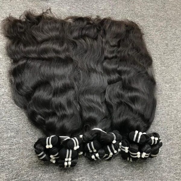 Top-Quality Natural Wave in Weft Wholesale Human Hair Extensions 100% Cambodian Raw Hair