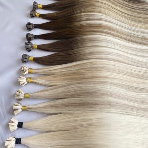 2024 Hot Selling Italian Keratin Double Drawn Virgin Cuticle Aligned K Tip Keratin Flat Tip U Tip Human Hair Extension