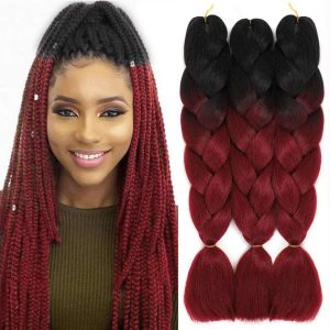 Wholesale 24in jumbo braid hair 255 different color braiding hair with factory price