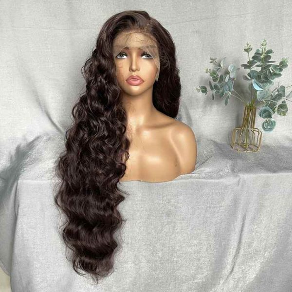 starhair Body Wave Synthetic Hair Ombre Colored Wigs With Middle Part Lace Natural Hair Wigs Fiber Wigs For Women Party