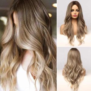 High quality machine made cheap synthetic wigs made of heat resistant synthetic fiber wigs for black women 613 bob wig