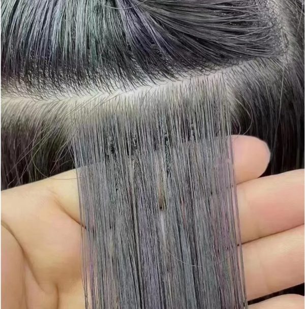 Top Quality Feathers Hair 100% Russian Human Hair One Thread One Strand Feathers Line Hair Extension