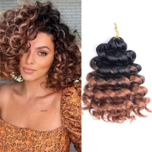 12inch Italian Curl Synthetic Braiding Hair Bohemian Curl Short Italian Curl Crochet Hair Braids