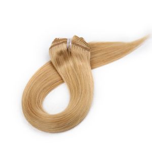 Good Quality Human Hair Clip In Extensions Double Drawn Clip In Hair Extension