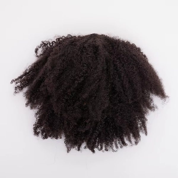 Burmese Afro Curly Drawstring Ponytail Indian Raw Virgin Human Hair 10-30inches Wholesale