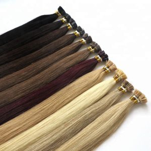 Natural Russian Hair 30 Inch Remy U Tip Keratin Human Hair Extension Wigs U-Tip Hair Extension