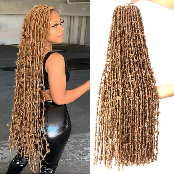 Factory wholesale Synthetic Butterfly Locs Crochet Hair Braids Butterfly Bob Locs Pre-looped Crochet Braids Hair For Black Women